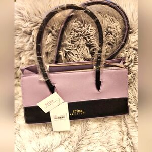 Trina Turk Purple& Black Block Tote